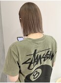 【YOKE】オリーブアッシュカーキベージュセピアべージュボブ