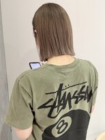 ヨーク(YOKE)&nbsp;【YOKE】オリーブアッシュカーキベージュセピアべージュボブ