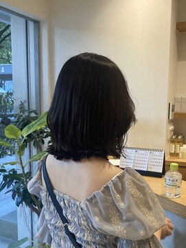 シアン 栄店(CYAN.) ばっさりカット！結べる長さのボブに