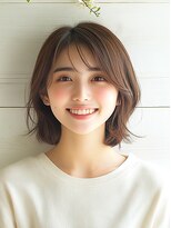 フレア 心 武庫之荘(flare)&nbsp;★前髪イメチェンこなれミディレイヤーボブウルフネビージュ小顔