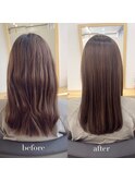 『髪質改善』ストレートエステ（縮毛矯正）（リタッチ可）