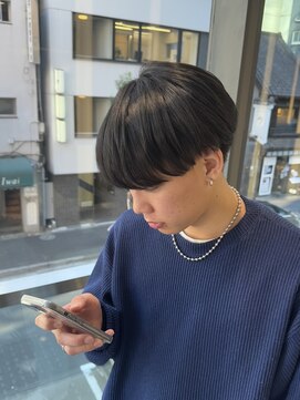 エアー 銀座タワー(AIR) メンズカット/メンズマッシュ/ツーブロック/黒髪
