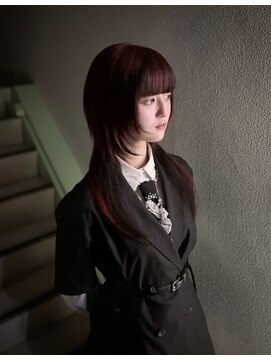 キバ(kva) ▽□□▽ロングウルフ×デザインカラー