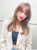 美髪韓国ヘア顔周りレイヤーロング_78903