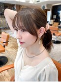 後れ毛が可愛い顔周りレイヤー/長泉三島沼津
