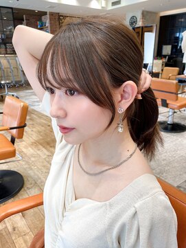 ウシワカマル ミライ(USHIWAKAMARU MIRAI) 後れ毛が可愛い顔周りレイヤー/長泉三島沼津