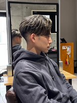 メッツ 原宿(METS)&nbsp;MEN'S/メッシュ×サイドパート/ビジネスマン/スキンフェード