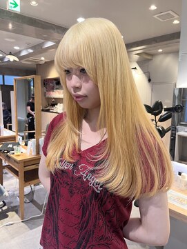 ゼストプラス(ZEST plus) 夏にぴったり!まわりと差がつくブロンドヘア【Luna】