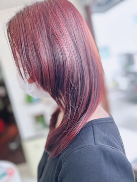 カラーズアンドロッソ(Colors&Rosso) 顔まわりレイヤーロング