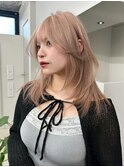 ハイライトバレイヤージュダブルカラーショートカット
