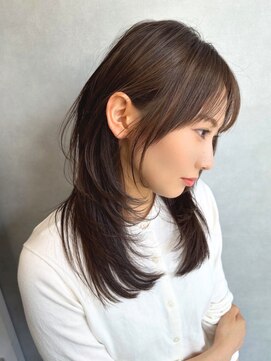 ジエクトカナウ 梅田 耳にかけても割れない！こだわり顔周りカット/フェイスレイヤー