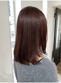 桑名ロングレイヤーカットハッシュカット透明感カラー重めロング