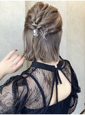 花田/ボブヘアセットヘアアレンジ結婚式お呼ばれヘア下北沢前髪