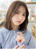 大人ガーリーイヤリングカラー透けバングA4志木20代30代40代