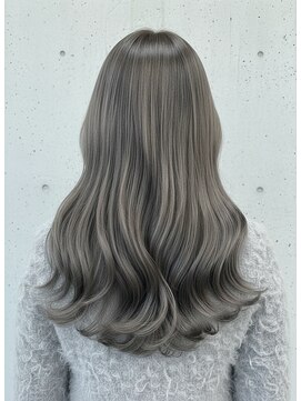 ディーヴァヘアーエズ(DIVA hair Eze) 髪質改善カラーオリーブグレー◎艶髪くびれロング