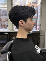 ニコ トウキョウ ロジック(nico TOKYO Logic) メンズセンターパートニュアンスパーマフェザーパーマ