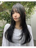 パーク(PAAQ)&nbsp;セミロング/ハッシュカット/レイヤーカット/顔周りカット