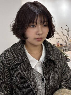 ウッド(uood) ミニボブパーマ