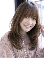 ボヌールウメダ(Bonheur UMEDA) 玉井】内巻きワンカールの大人レイヤースタイル/西梅田
