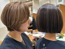 ピークアブー 銀座並木通り(PEEK-A-BOO)の雰囲気(白髪をぼかすためのデザインやハイライトもOK!ご相談ください!)