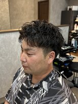 ザ クラン バイ ヘッドライト 仙台長町店(THE CLAN by HEADLIGHT) 【清潔感×男らしさ】アップバングパーマ