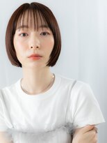 ドクターズサロン LAB 小山店&nbsp;ツヤ髪チェリーレッドミストバングボブディf小山20代30代40代