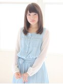 ナチュラル可愛いストレート☆