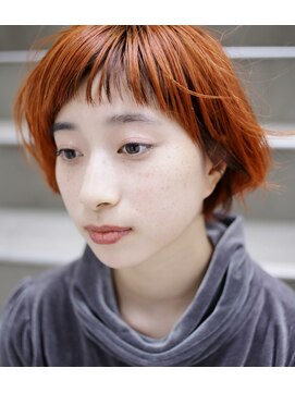 バローチェ(Barouche) 【Barouche】オレンジカラー　マッシュショート　堀江