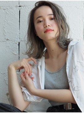 マーケット(MARKET) ブルージュグラデーションカラーで魅せるナチュラルボブ