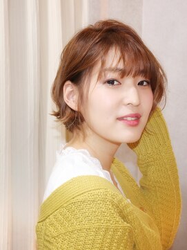 ヘアーサロン ニュアンス(HAIR SALON nuance) 大人かわいい　耳かけショート　横顔美人ショート
