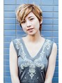 メゾン ヘアー デザイン(Maison hair design) キュートなハイトーンショートスタイル。