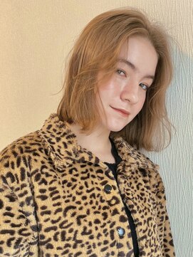 ヴェイン(VEIN) 【VEIN】切りっぱなしボブ ブロンドベージュ