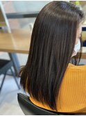 新社会人オススメスタイル　マイルド黒髪カラー