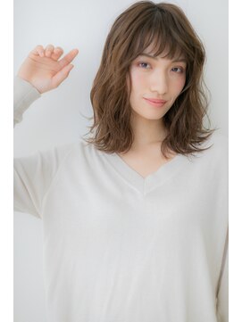 カバーヘア 上尾西口店(COVER HAIR) シースルーバングくせ毛風小顔ウェットヘアY上尾20代30代40代