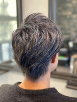 リバティ(LIBERTY)&nbsp;ナチュラル前髪横流し黒髪ツーブロック