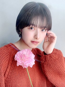 アイティーバイアルバム 八王子店(IT by ALBUM) シンプルショート_マロンベージュAラインボブ_38374