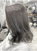 透明感抜群グレージュカラー