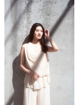 バルベストーキョーサウス(BARBES TOKYO SOUTH) 20代・30代/くびれヘア/暗髪/ニュアンスカラー/大人可愛い