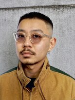 ガズル ハラジュク(GUZZLE HARAJUKU)&nbsp;スキンフェードバズクロップ　ワイルドツーブロック