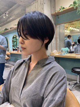 ロンドフルール 大宮東口(Lond fleur) Lond fleur林　前髪長めハンサムマッシュショートアースカラー