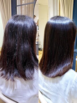 シェア 梅田 バイ ケーツー(SHARE 梅田 by k-two) 酸性縮毛矯正/酸性ストレート/艶ストレート/30代/40代/50代/60代