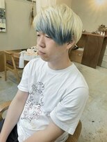 マロウ(mallow)&nbsp;《花屋併設》メンズインナーカラー@20代30代40代@ケアブリーチ