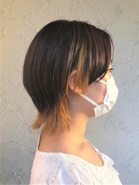 ソラ(ZoLA) 外ハネミディ×イヤリングカラー