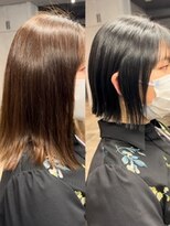 アイユー(ii+U)&nbsp;外ハネボブ　大人可愛い　耳掛け　ショートカット