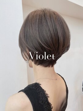 バイオレット 表参道店(Violet) グレージュカラーショート
