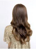 20代30代大人かわいいモカベージュナチュラルヘアー美肌