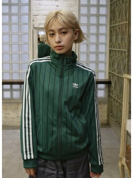 ミンクス 青山店(MINX) 外ハネミニマムブロンドボブ