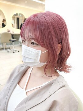 テトラ バイ ネオリーブ 横浜西口店(tetra by neolive) ハイトーンにおすすめチェリーピンク＊*【横浜】