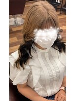 アーチフォーヘア 心斎橋店(a-rch for hair) 王道ミルクティー×ブラックインナーカラー