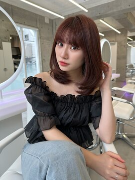 アイヴィ 表参道(IVY) 艶髪ワンカールレイヤースタイル【肥田亜沙美】